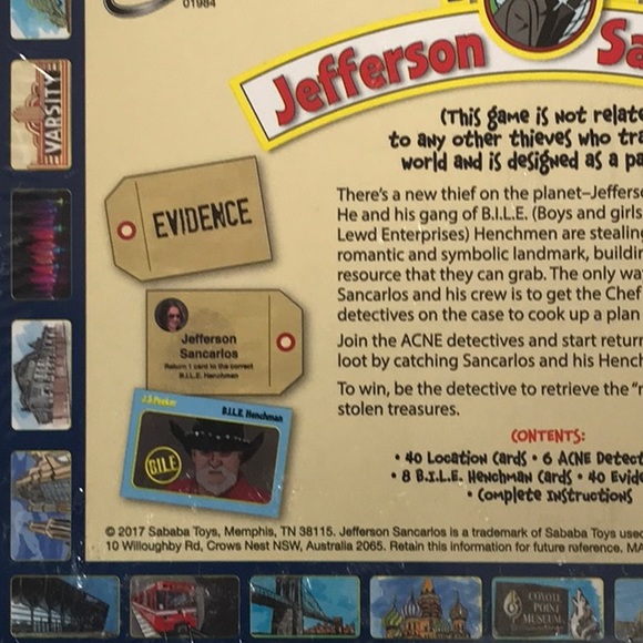 New Where in the World is Jefferson Sancarlos Mystery Game - Picture 7 of 8